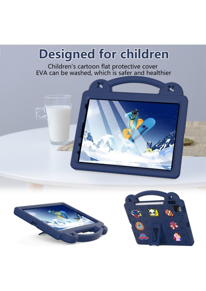 iPad Pro 11 (2022 2021 2020 2018)EL Kavrama Eva Standı Koruyucu Lacivert Tablet Kılıfı (Yurt Dışından) fiyatları