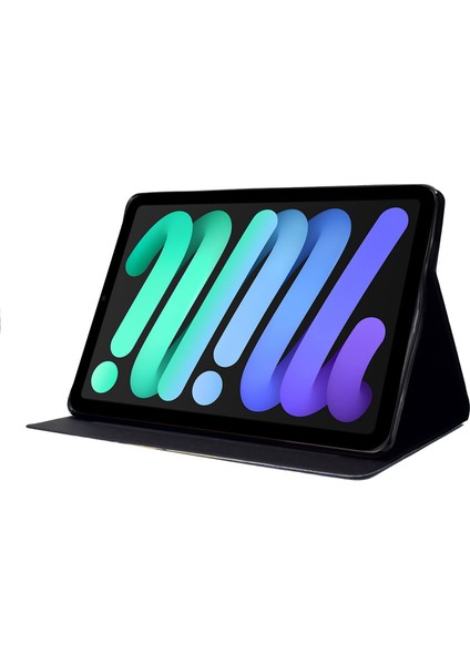 iPad 10.9 (2022) Desen Baskı Pu Deri Katlanabilir Stand Kart Yuvası Aşk Tablet Kılıfı (Yurt Dışından)
