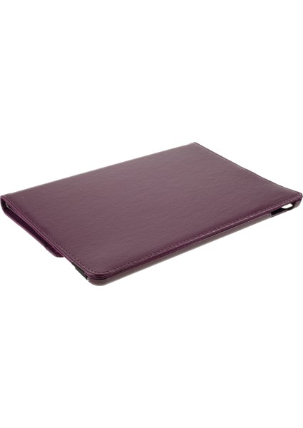 iPad 10.2 (2019 2020 2021) 360 Döner Standlı Deri Litchi Tahıl Tablet Kılıfı (Yurt Dışından)