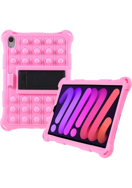 Fidget Pop Oyuncaklar Itme It Yumuşak Silikon Koruyucu ve iPad Mini (2021) Katlanabilir Standı Tablet Kılıfı (Yurt Dışından)