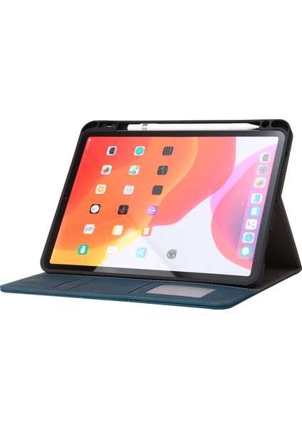 iPad Air 11 (2024) Cüzdan Deri Kalem Yuvalı Tablet Kılıfı (Yurt Dışından)
