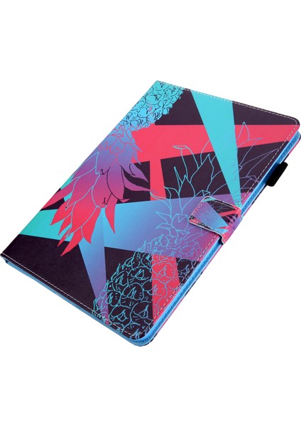 iPad Pro 11 (2024) Kart Yuvası ile Desen Baskı Deri Parlak Ananas Tablet Kılıfı (Yurt Dışından) indirimleri