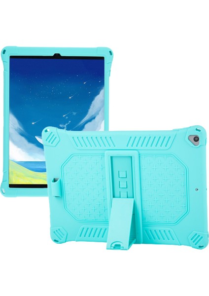 iPad 10.2 (2019 2020 2021) Askılı Halatlı Pc Yumuşak Silikon Tablet Kılıfı (Yurt Dışından)