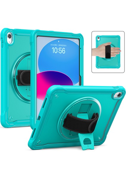 stand iPad 10.9 (2022) Döner El Askısı Tpu Pc Tablet Kılıfı (Yurt Dışından)