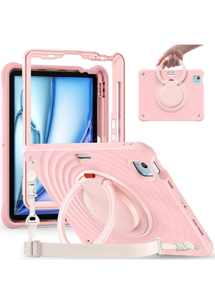 iPad Air 11 (2024) IPAD Pro 11 (2022 2021 2020 2018) Omuz Askılı Stand Tablet Kılıfı (Yurt Dışından)