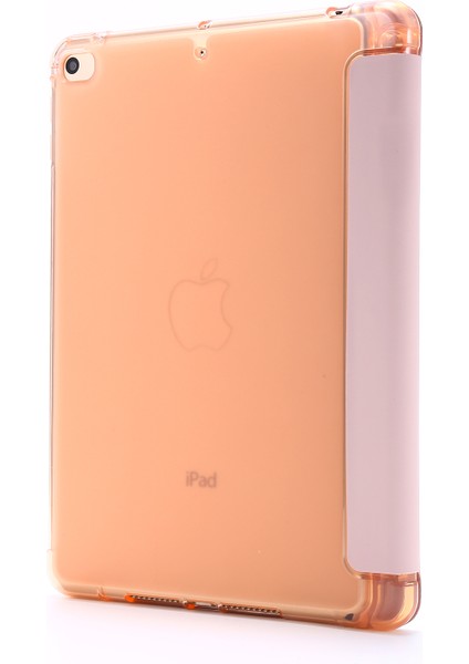 iPad Mini Kalem Yuvalı Üç Katlı Stand Deri (2019) 7 9 Inç ipad Mini 4 3 2 1 Tablet Kılıfı (Yurt Dışından)