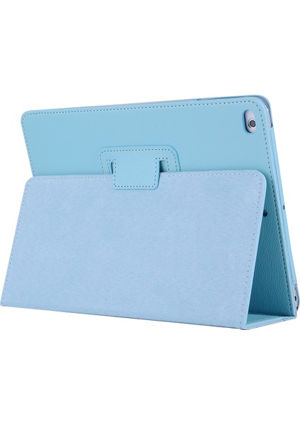 iPad 9.7 (2018 2017) Flip Stand Akıllı Deri Litchi Texture Tablet Kılıfı (Yurt Dışından)