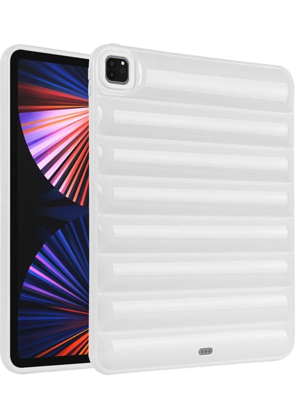 iPad Pro 12.9 (2021 2020 2022) Kabuğu Aşağı Ceket Doku Yumuşak Tpu Tablet Kılıfı (Yurt Dışından)