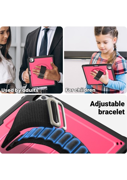 iPad Pro 13 (2024) Omuz Askılı Pc Tpu Standı Tablet Kılıfı (Yurt Dışından)