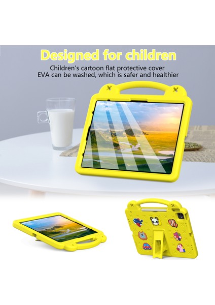 iPad Pro 13 (2024) AIR 13 (2024) IPAD Pro 12.9 (2022 2021 2020 2018) Çocuklar Eva Tablet Kılıfı (Yurt Dışından)