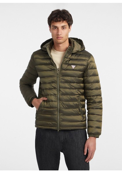 Haki Erkek Mont M4YL99WG922G8EV Gj Hooded Puffer Re