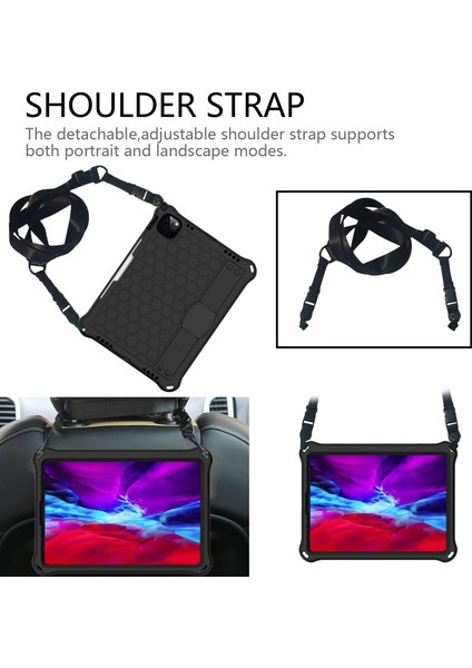 iPad Pro 11 Inç (2022 2021 2020 2018) Omuz Askılı Petek Derisi Eva Tablet Kılıfı (Yurt Dışından) fiyatları