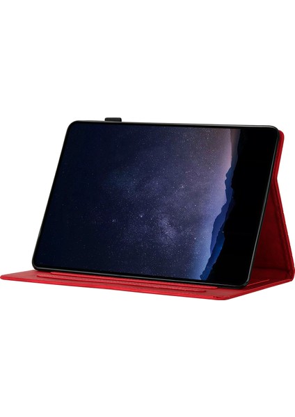 iPad 10.2 (2019 2020 2021) Petek Baskılı Kart Yuvalı Deri Tablet Kılıfı (Yurt Dışından) fiyatları