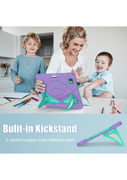 iPad Pro 11 (2024) Silikon Pc Stand nane i Tablet Kılıfı (Yurt Dışından)