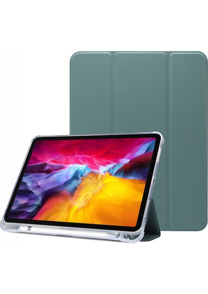 Üç Katlı Stand Otomatik Uyandırma uyku Tpu Deri iPad Pro 11 Inç (2022 2021 2020 2018) Tablet Kılıfı (Yurt Dışından)