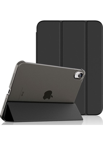 iPad 10.9 (2022) Pu Deri Mat Sert Pc Üç Katlı Stand Desteği Otomatik Uyandırma uyku Tablet Kılıfı (Yurt Dışından)