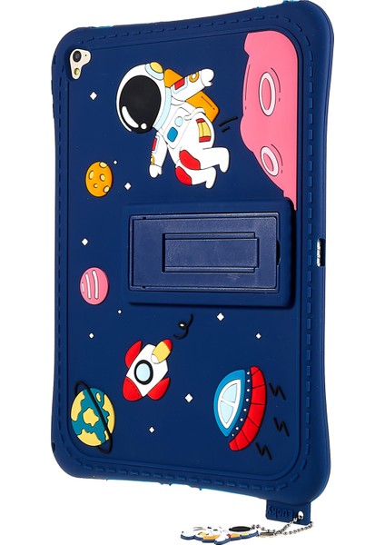iPad Air (2013) AIR 2 Silikon Karikatür Evren Uzay Desenli stand Tablet Kılıfı (Yurt Dışından) modelleri