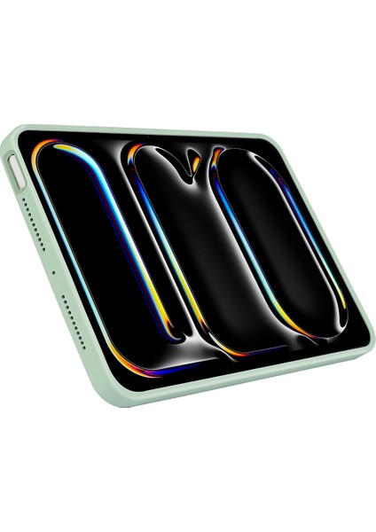 iPad Pro 11 (2024) Düşmeyi Önleyici Koruyucu Sıvı Silikon Matcha i Tablet Kılıfı (Yurt Dışından) modelleri