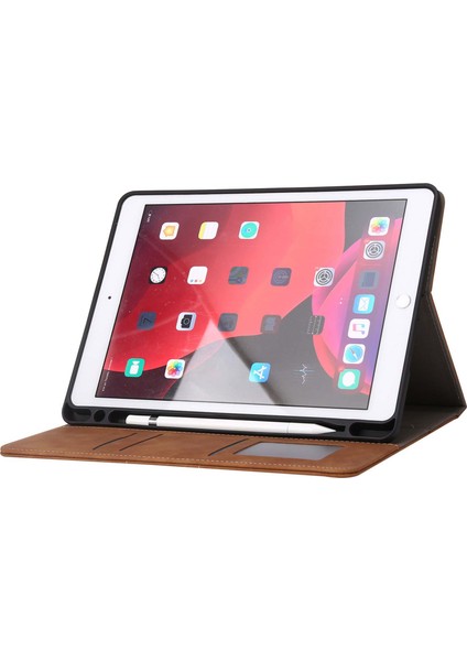 iPad 10.2 (2019 2020 2021) Pu Deri Akıllı Cüzdan Tamı Folyo Standlı Kalem Tutuculu Tablet Kılıfı (Yurt Dışından) fiyatları