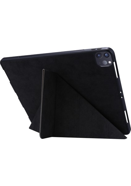 Retro Origami Akıllı Deri Standı iPad Pro 11 Inç (2022 2021 2020) SIYAH Tablet Kılıfı (Yurt Dışından) indirimleri