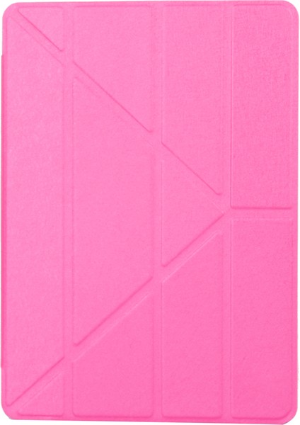iPad 9.7 (2018 2017) Ipek Dokulu Origami Standlı Deri Akıllı Tablet Kılıfı (Yurt Dışından)