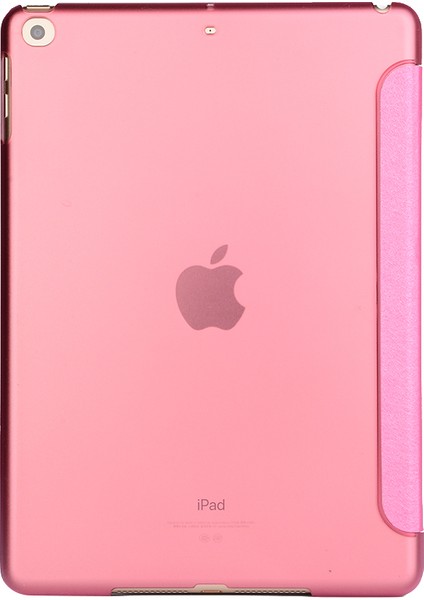 iPad 9.7 (2018 2017) Ipek Dokulu Origami Standlı Deri Akıllı Tablet Kılıfı (Yurt Dışından)