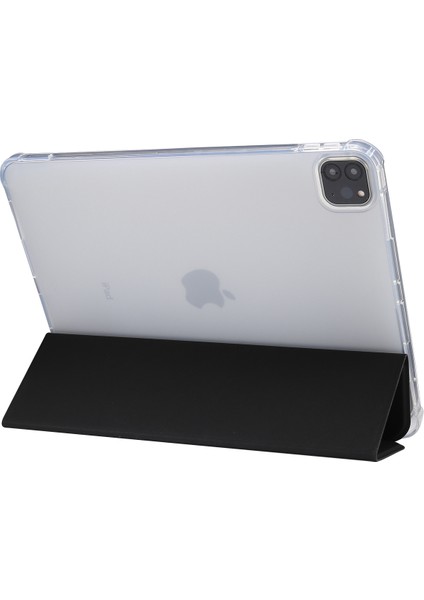 Üç Katlı Stand Otomatik Uyandırma uyku Tpu Deri iPad Pro 11 Inç (2022 2021 2020 2018) SIYAH Tablet Kılıfı (Yurt Dışından) indirimleri