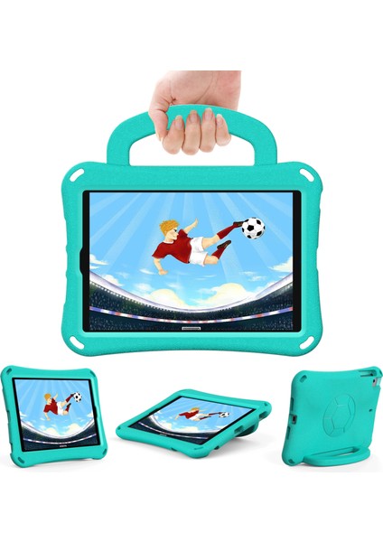 iPad Mini mini 2 mini 3 mini 4 mini (2019) 7.9 Inç Standı Futbol Desenli Eva Sert Nane i Tablet Kılıfı (Yurt Dışından)