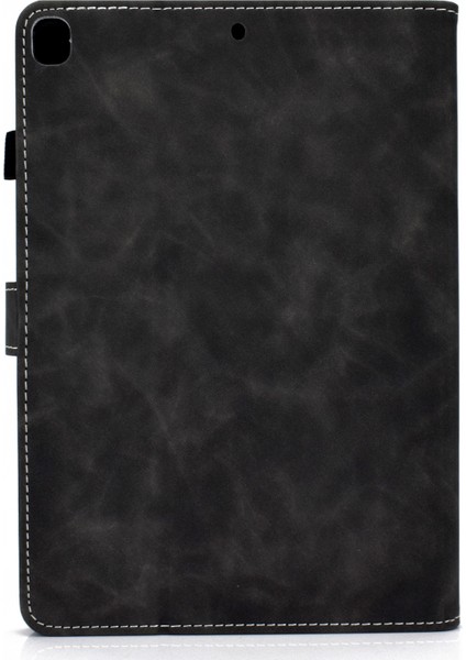 Düz ​​renk Kart Yuvası iPad 10.2 (2019 2020 2021) Flip Deri Koruyucu Standı Tablet Kılıfı (Yurt Dışından)
