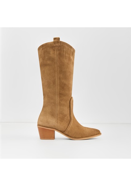 Astana-Tr Çizme Topuklu Çizme - Bej