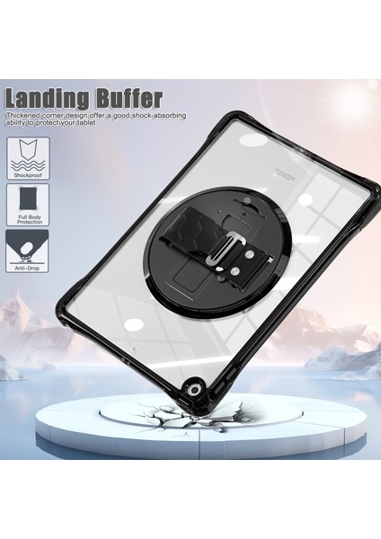 iPad 10.2 (2021 2020) El Kayışı Standı Pc Tpu Akrilik Tablet Kılıfı (Yurt Dışından) indirimleri