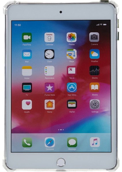 iPad Mini 4 mini (2019) 7.9 Inç Hava Yastığı Elmas Doku Tpu Tablet Kılıfı (Yurt Dışından)