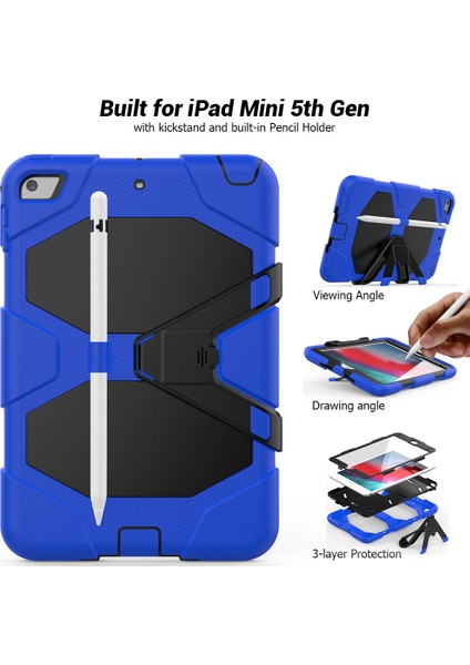 iPad Mini 4 mini (2019) 7.9 Inç Stand Ekran Koruyucu Tablet Kılıfı (Yurt Dışından) fiyatları