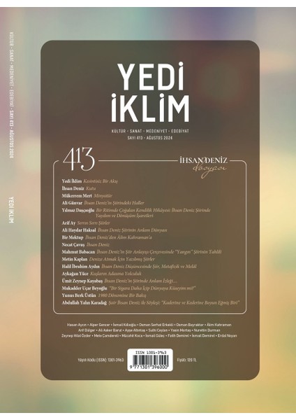 413.Sayı (Ağustos 2024)