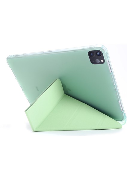 iPad Pro 11 Inç (2022 2021 2020 2018) Deforme Edilebilir Stand Deri Akıllı Tablet Kılıfı (Yurt Dışından)