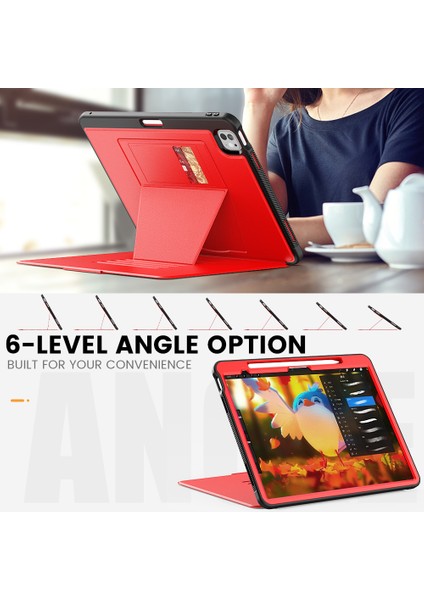 iPad Pro 13 (2024) Stil B Stand Pc Tpu Pu Kart Yuvalı Tablet Kılıfı (Yurt Dışından) indirimleri