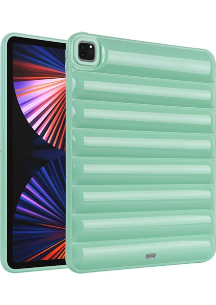 iPad Pro 12.9 (2021 2020 2022) Kabuğu Aşağı Ceket Doku Yumuşak Tpu Tablet Kılıfı (Yurt Dışından)
