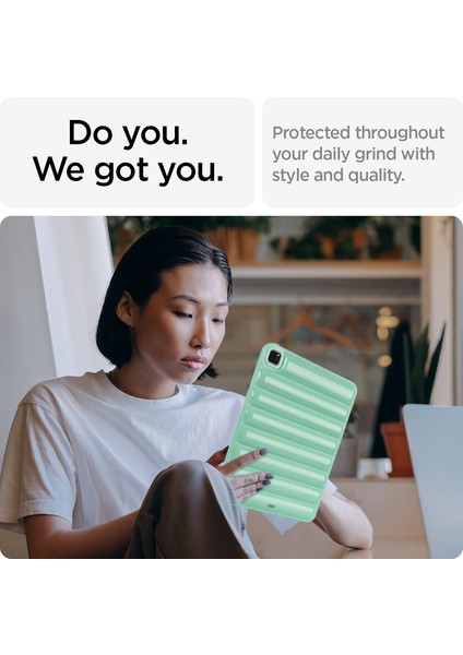 iPad Pro 12.9 (2021 2020 2022) Kabuğu Aşağı Ceket Doku Yumuşak Tpu Tablet Kılıfı (Yurt Dışından) modelleri