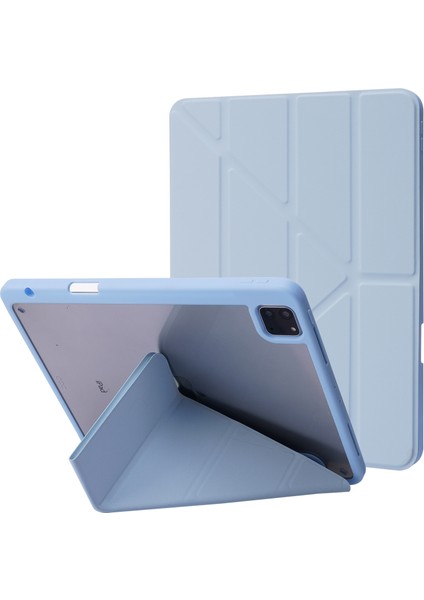 Otomatik Uyandırma uyku Pu Deri Akrilik Deforme Edilebilir Stand iPad Pro 11 (2022 2021 2020) Tablet Kılıfı (Yurt Dışından)