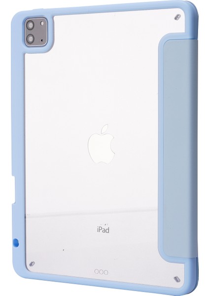 Otomatik Uyandırma uyku Pu Deri Akrilik Deforme Edilebilir Stand iPad Pro 11 (2022 2021 2020) Tablet Kılıfı (Yurt Dışından)