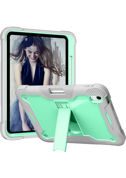 Forestl Digital iPad 10.9 (2022) Ar Defender Silikon Pc Kalem Tutuculu Stand Nane i Tablet Kılıfı (Yurt Dışından)