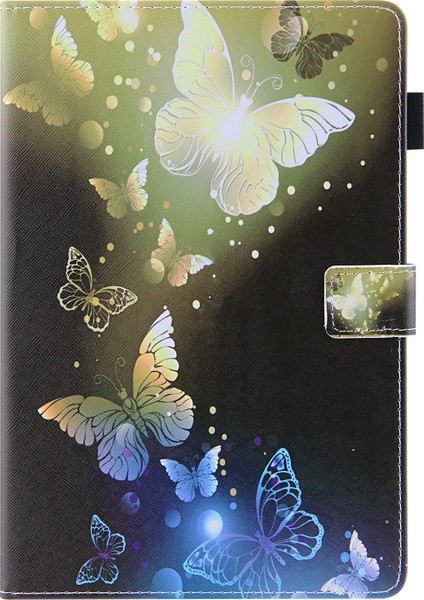 iPad Mini (2021) Otomatik Uyandırma uyku Özellikli Ince Katlanır Stand Çapraz Doku Desenli Pu Deri Koruyucu Ler Tablet Kılıfı (Yurt Dışından)