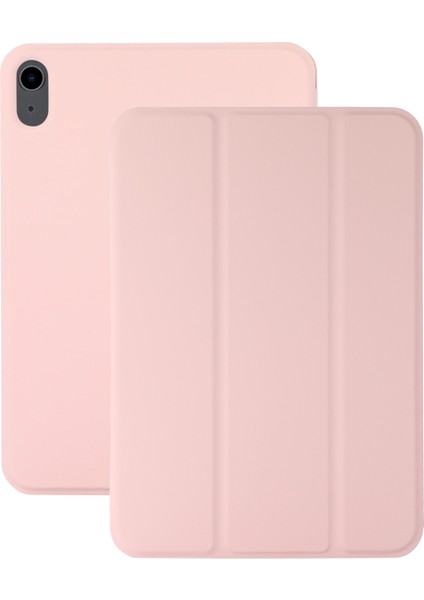 iPad Air 11 (2024) Üç Katlı Stand Deri Manyetik Otomatik Uyandırma uyku Tablet Kılıfı (Yurt Dışından)