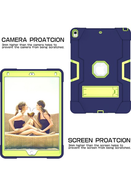 iPad Air 10 5 Inç (2019) Tpu Pc Hibrit Destek Standlı Tablet Kılıfı (Yurt Dışından) fırsatları