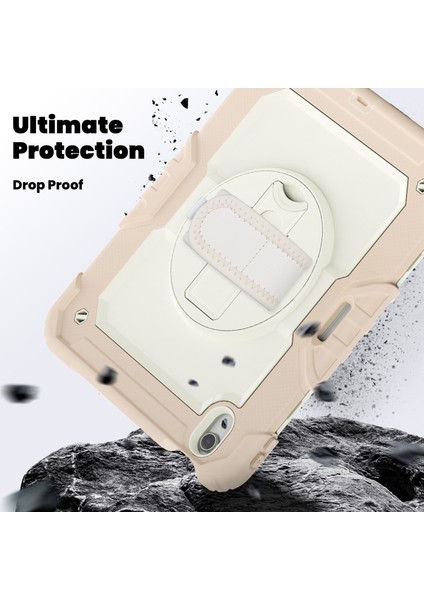 iPad Air 11 (2024) Pc Silikon Standı Ekran Koruyuculu Bej Tablet Kılıfı (Yurt Dışından) indirimleri