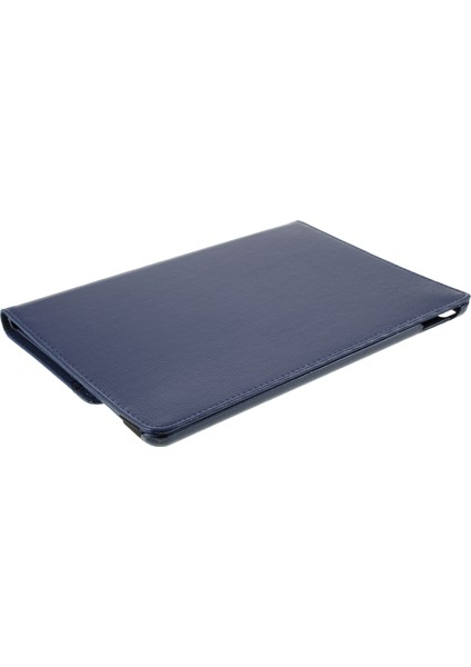 iPad 10.2 (2019 2020 2021) 360 DÖNER Standlı Deri Litchi Tahıl Tablet Kılıfı (Yurt Dışından)