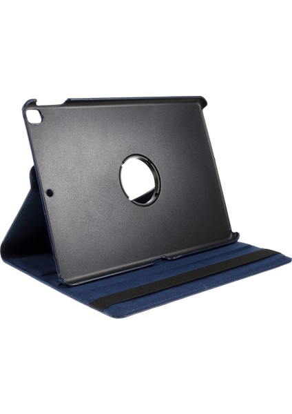 iPad 10.2 (2019 2020 2021) 360 DÖNER Standlı Deri Litchi Tahıl Tablet Kılıfı (Yurt Dışından)