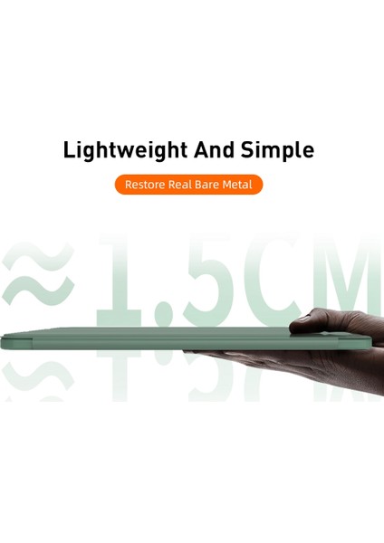 iPad Pro 11 (2022 2021 2020) Üç Katlı Stand Koruyucu Akıllı Uyandırma uyku Tpu Deri Tablet Kılıfı (Yurt Dışından)