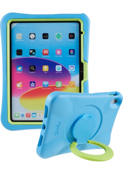 iPad 10.9 (2022) 360 Derece Dönebilen Pc Standı Eva Koruyucu Tablet Kılıfı (Yurt Dışından)
