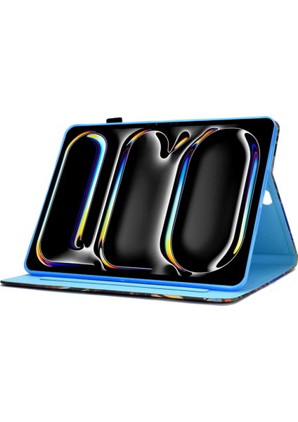 iPad Pro 11 (2024) Pu Deri Tpu Koruyucu Desen Baskı Tam Koruma yüzü Tablet Kılıfı (Yurt Dışından) fırsatları
